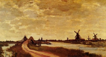 Windmühlen bei Haaldersbroek Zaandam Claude Monet  Ölgemälde